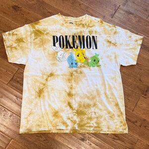 Pokemon tye dye shirt